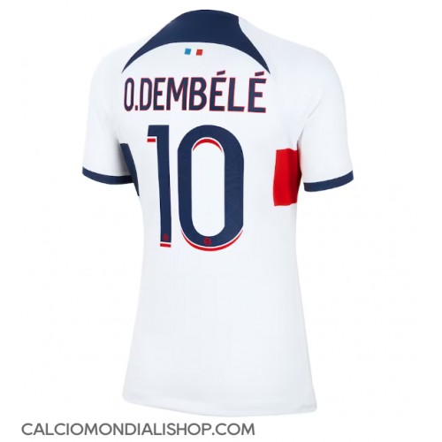 Maglie da calcio Paris Saint-Germain Ousmane Dembele #10 Seconda Maglia Femminile 2023-24 Manica Corta